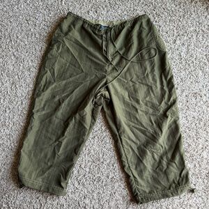 Catalina Green Cargo Pants Relaxed Fit Cotton